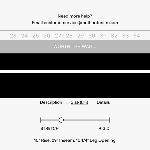 NWOT Mother high waisted jeans in train stops. Sold out! - Picture 5 of 5